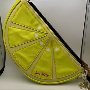 Luv Betsey, Betsey Johnson Lemon Slice Kitsch Crossbody Purse